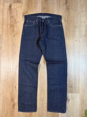 Hidden NY Selvedge Denim Straight Jeans Indigo Navy Men’s Size 34 New